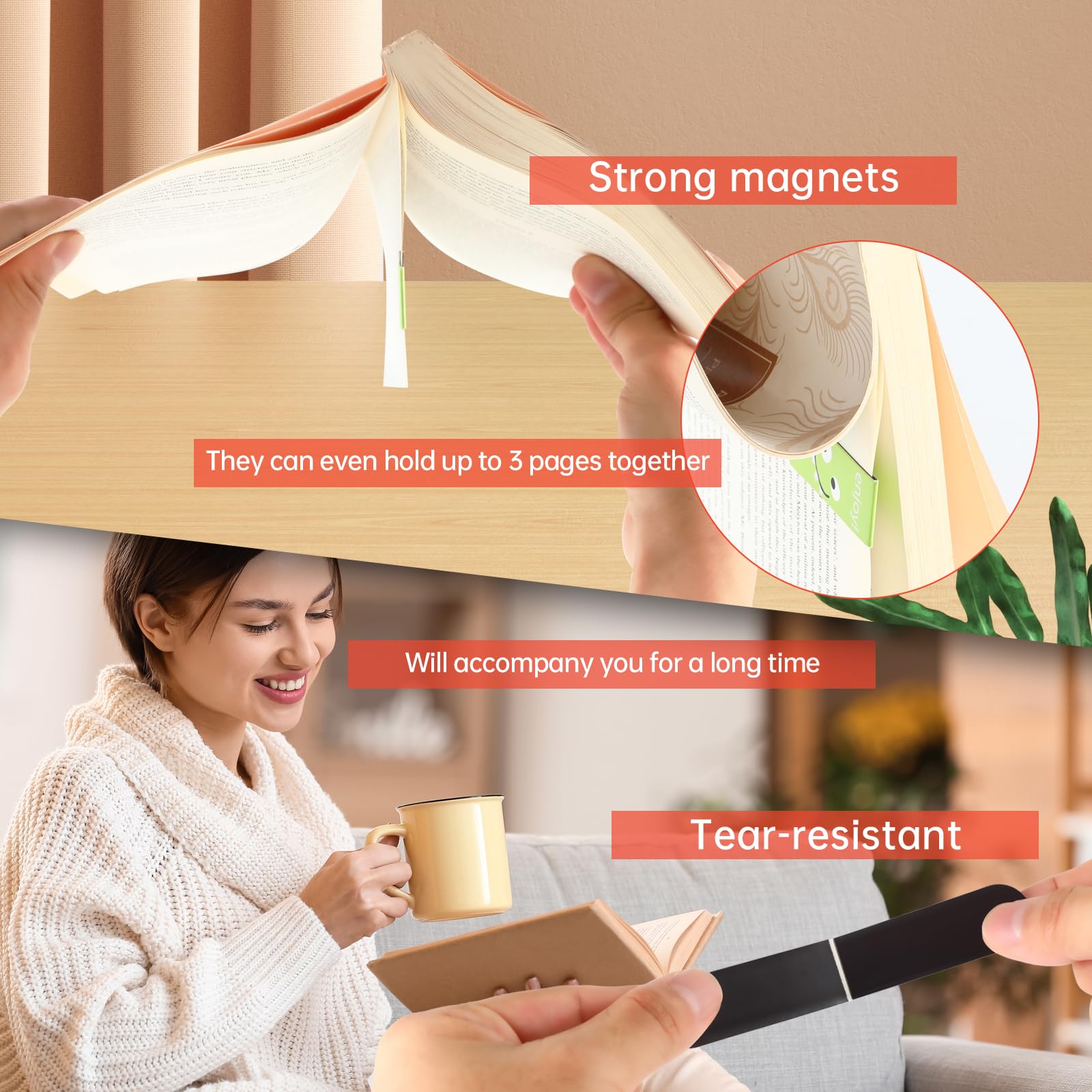 18pcs/30pcs Magnetic Bookmarks - Bookmark Magnetic Clip avaliação e preço