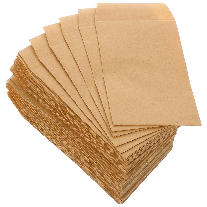 100Pcs Small Kraft Seed Envelo - Letter Envelope Kraft avaliação e preço