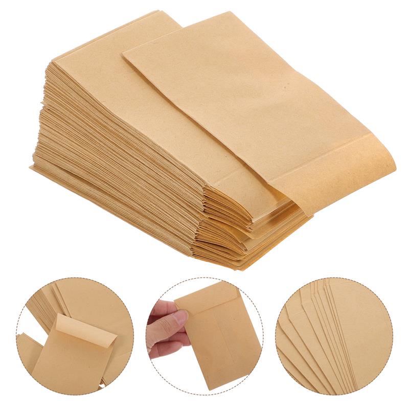 100Pcs Small Kraft Seed Envelo - Letter Envelope Kraft avaliação e preço
