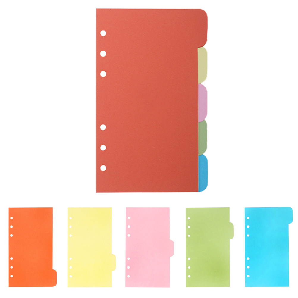 25Pcs Colored A6 Divider Set S - Index Tab Divider avaliação e preço