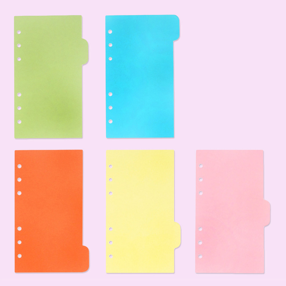 25Pcs Colored A6 Divider Set S - Index Tab Divider avaliação e preço