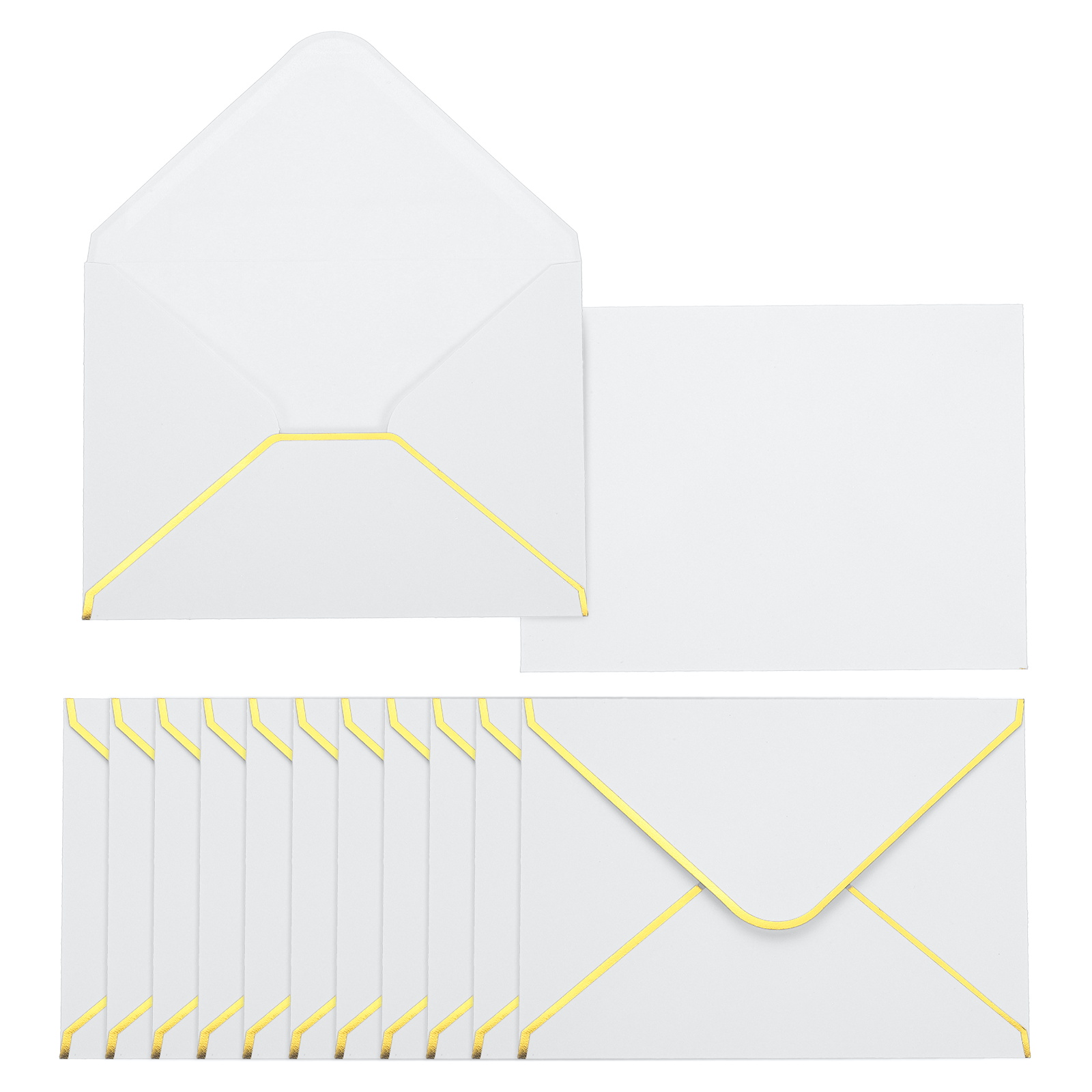 50/100Pcs A6 Envelopes 4x6 Car - Letter Envelope Kraft avaliação e preço