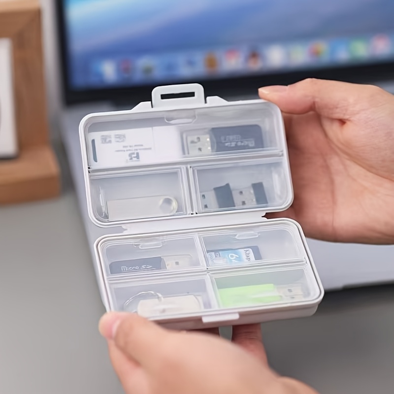 1PC USB Storage Box with Compa - Stationery And Office Supply Stores avaliação e preço