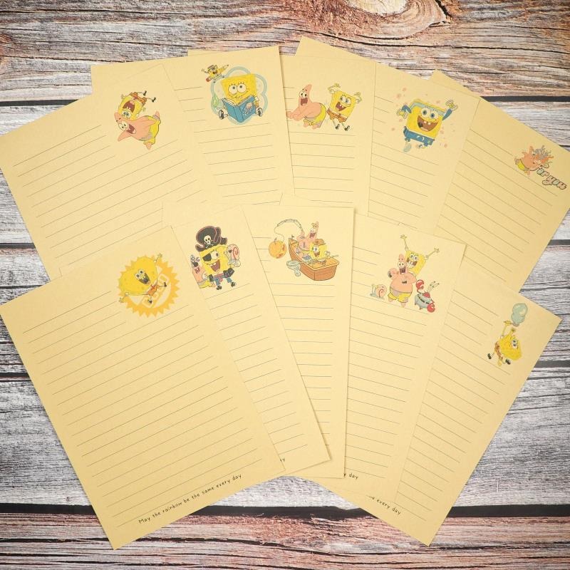 Cute SpongeBo SquarePants Kraf - Letter Envelope Kraft avaliação e preço