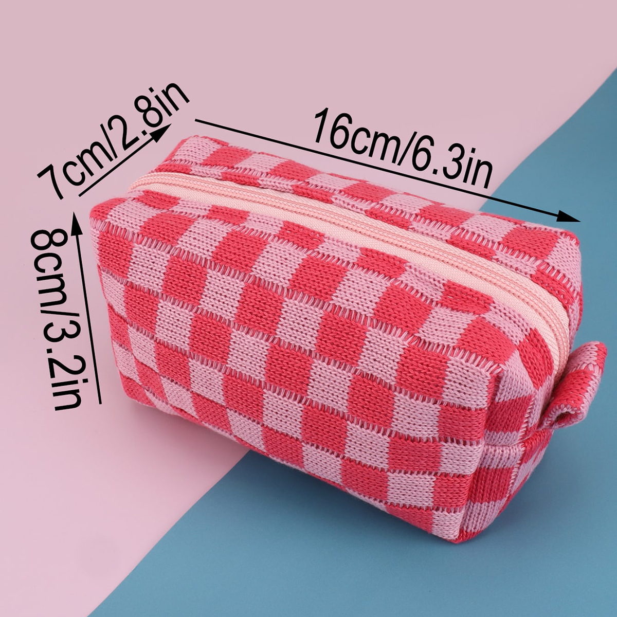 1PC Pink Checkered Single-Laye - Stationery And Office Supply Stores avaliação e preço