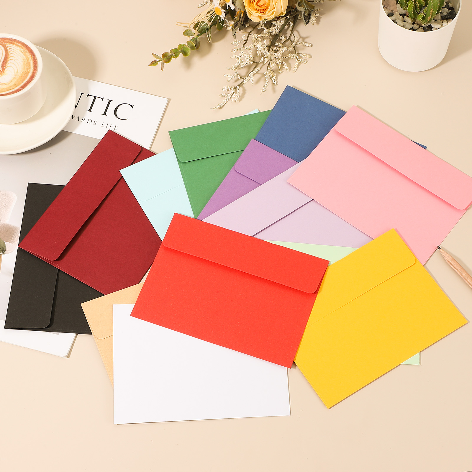 24Pcs A2 Envelopes Self Seal 1 - Letter Envelope Kraft avaliação e preço