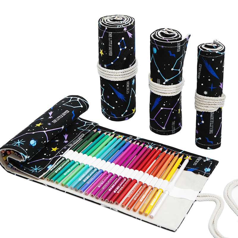 12/24/36/48/72 Hole Colorful C - Pen Pouch Roll avaliação e preço