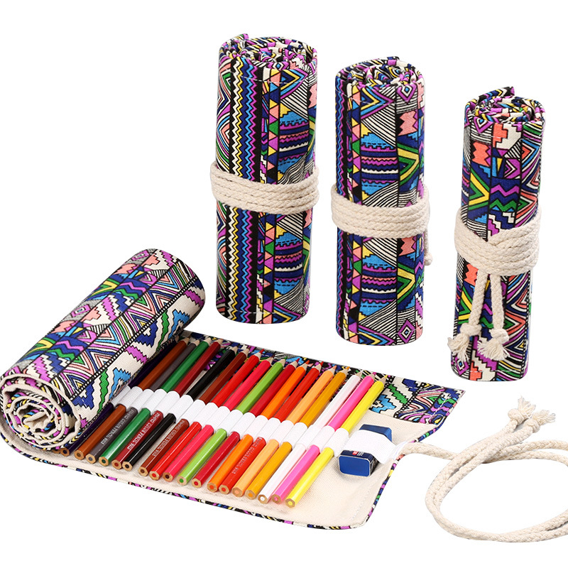 12/24/36/48/72 Hole Colorful C - Pen Pouch Roll avaliação e preço