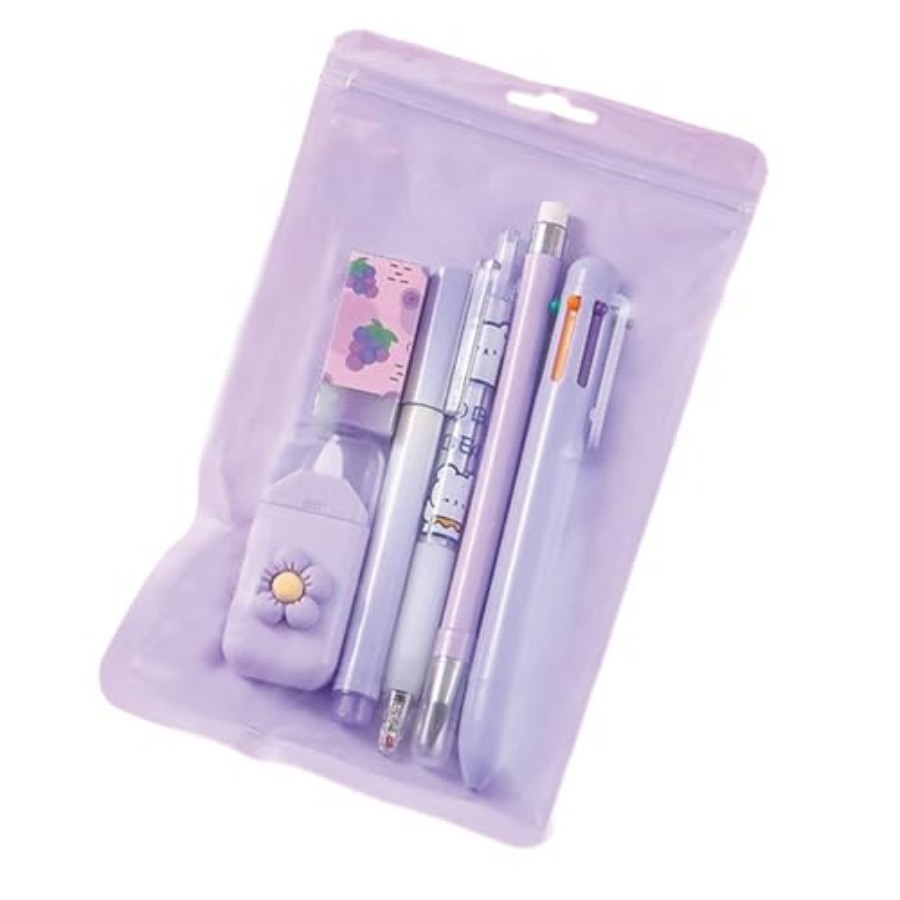 6 Pcs Cute Stationery Set for  - Gel Ink Pen Set avaliação e preço