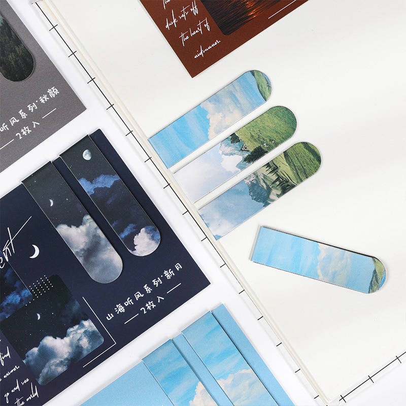 6pcs Magnetic Bookmarks Set Fa - Paperclip Magnetic Set avaliação e preço