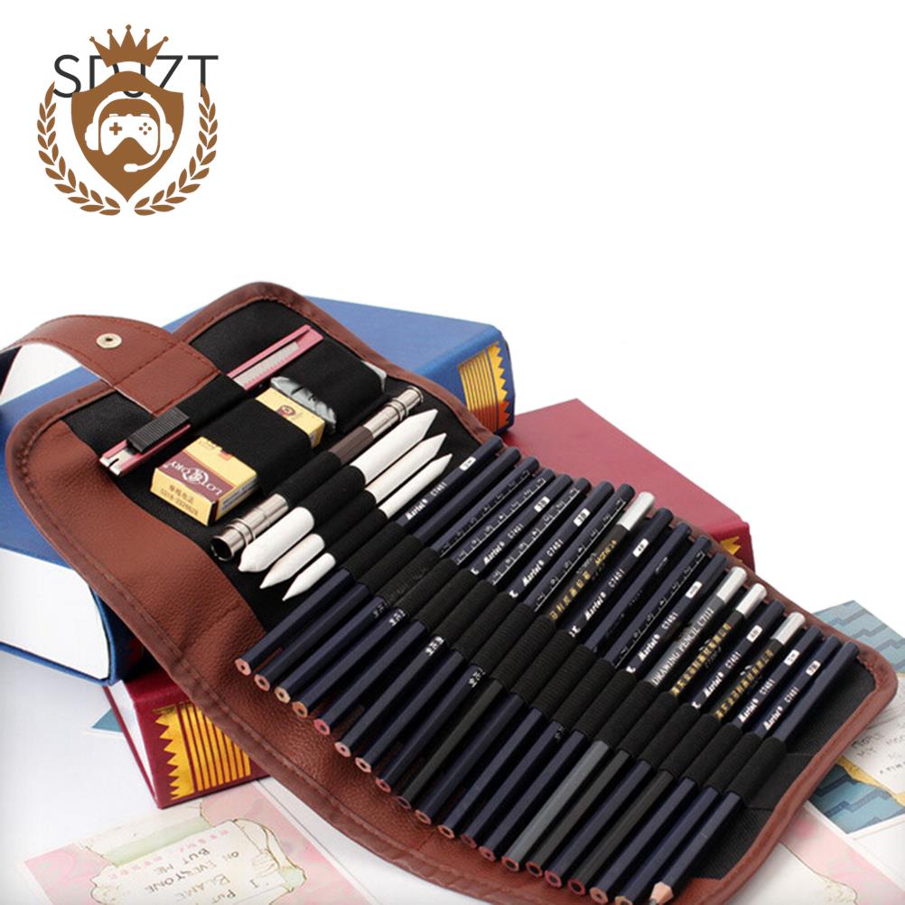 Artist Roll Up Pencil Bag 24 H - Pen Pouch Roll avaliação e preço