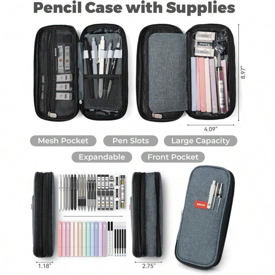 45 PCS School Supplies With Pe - Gel Ink Pen Set avaliação e preço