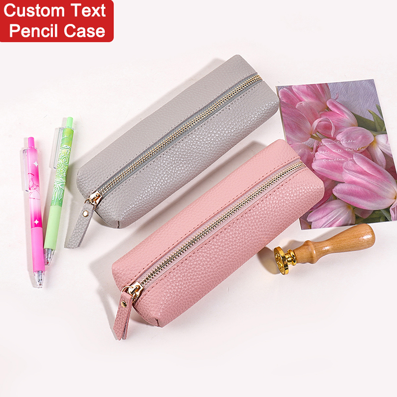 Large Capacity Custom Text Pen - Pencil Case Large avaliação e preço