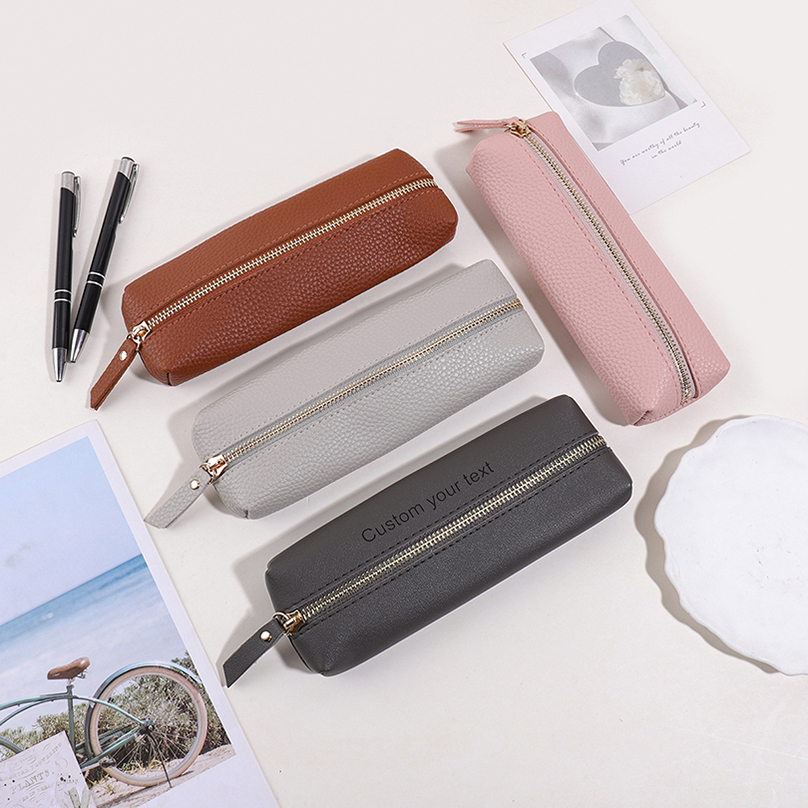 Large Capacity Custom Text Pen - Pencil Case Large avaliação e preço