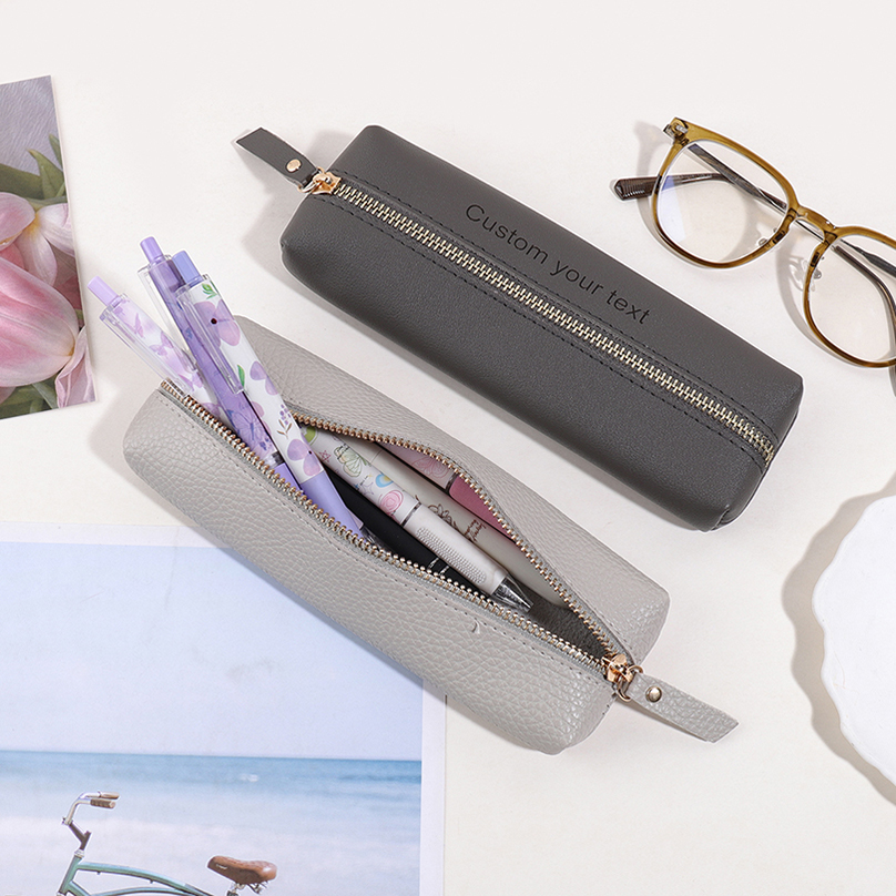 Large Capacity Custom Text Pen - Pencil Case Large avaliação e preço