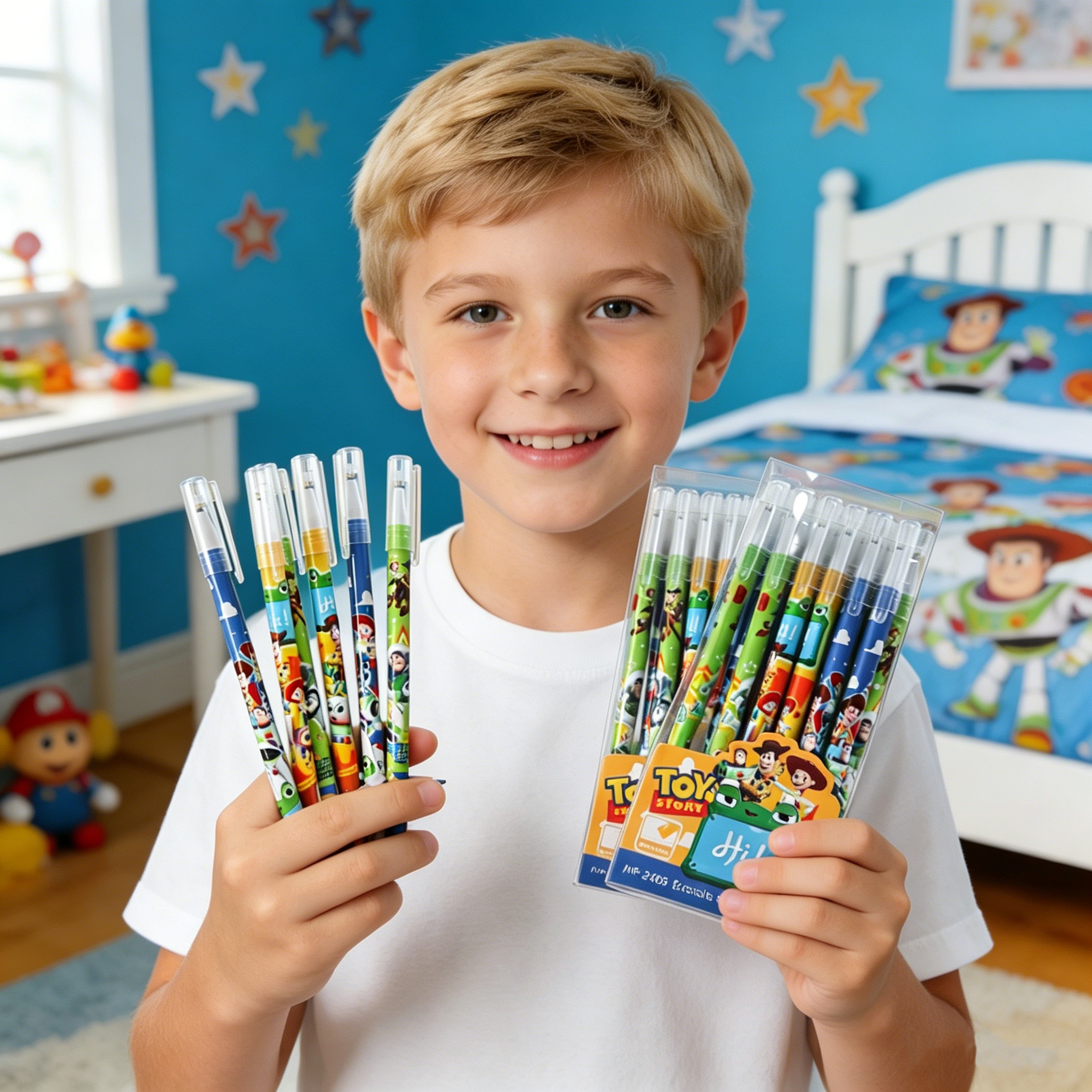 New 6/24pcs Toy Story Magic Er - Gel Ink Pen Set avaliação e preço