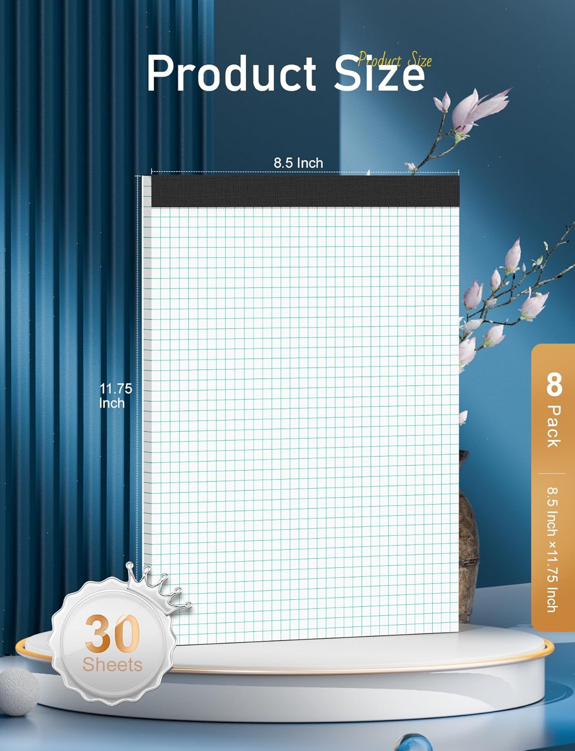 Graph Paper Pads 8.5 x 11, 8 P - Graph Paper Pad avaliação e preço
