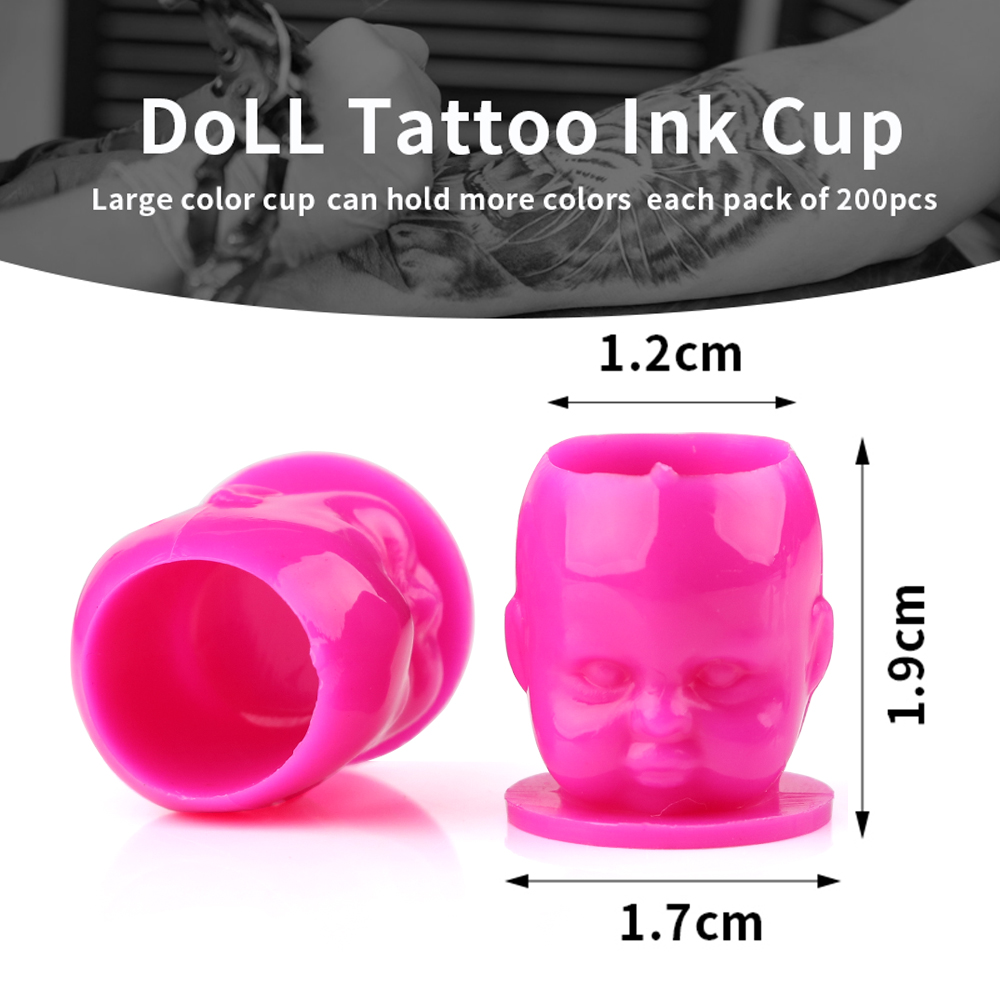 50pcs Plastic Disposable Tatto - Calligraphy Ink Bottle avaliação e preço