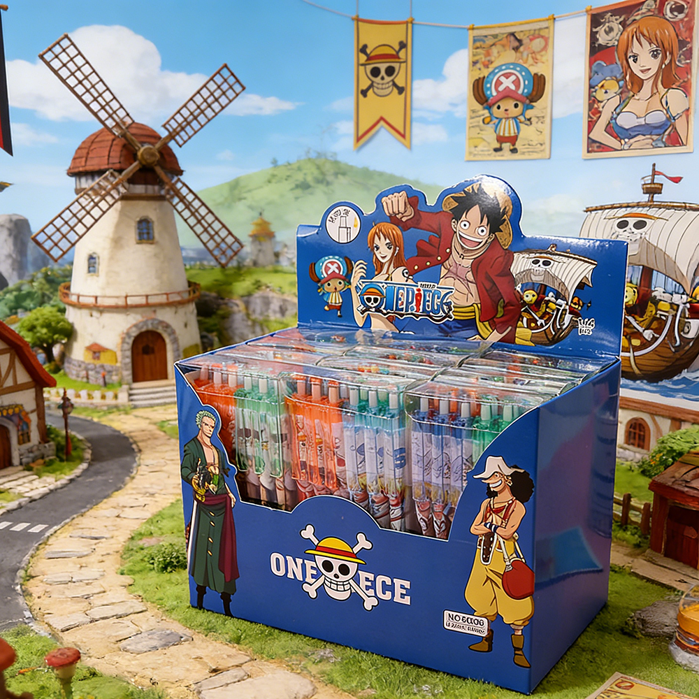 4/12/24Pcs  Anime One Piece Bl - Gel Ink Pen Set avaliação e preço