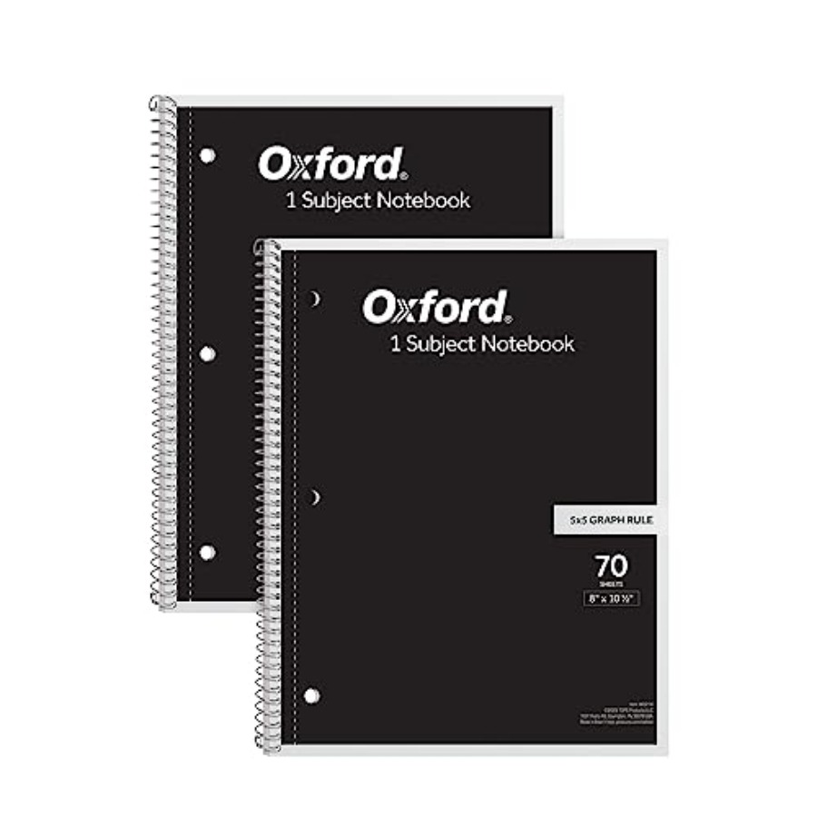 Spiral Notebook 2 Pack, 1 Subj - Graph Paper Pad avaliação e preço