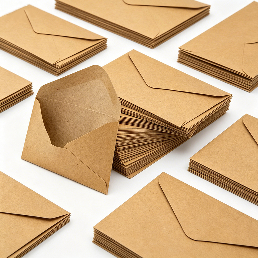 20/50pcs 10x7cm Kraft Paper En - Letter Envelope Kraft avaliação e preço