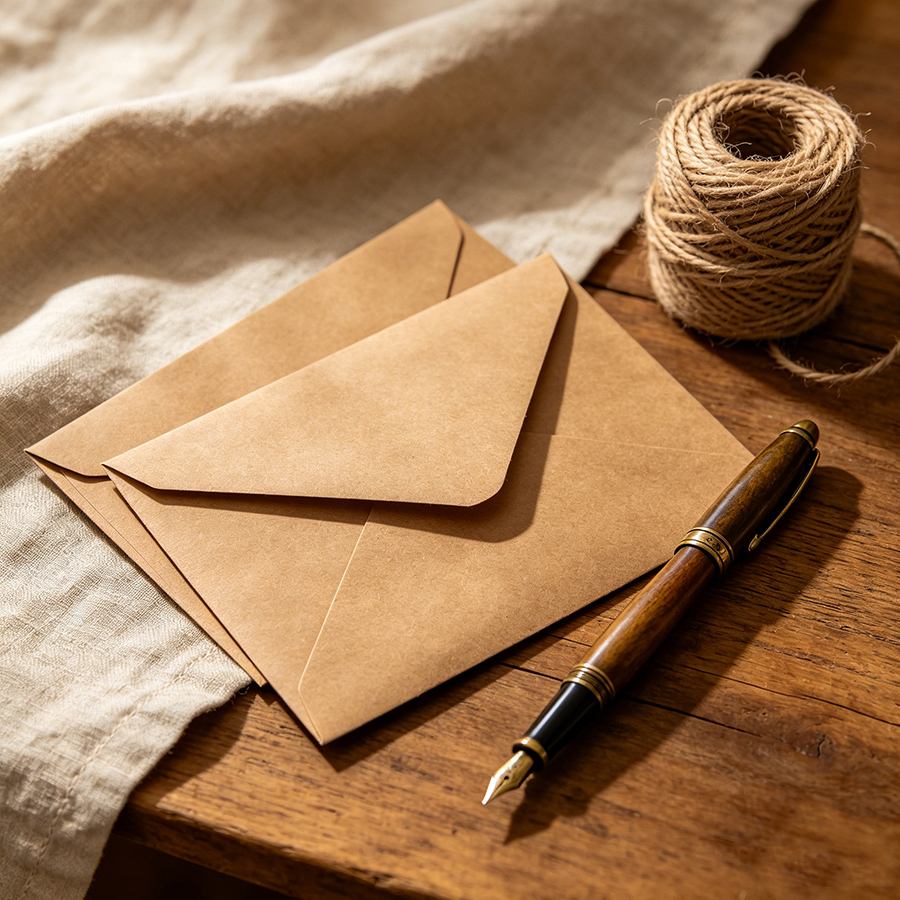 20/50pcs 10x7cm Kraft Paper En - Letter Envelope Kraft avaliação e preço