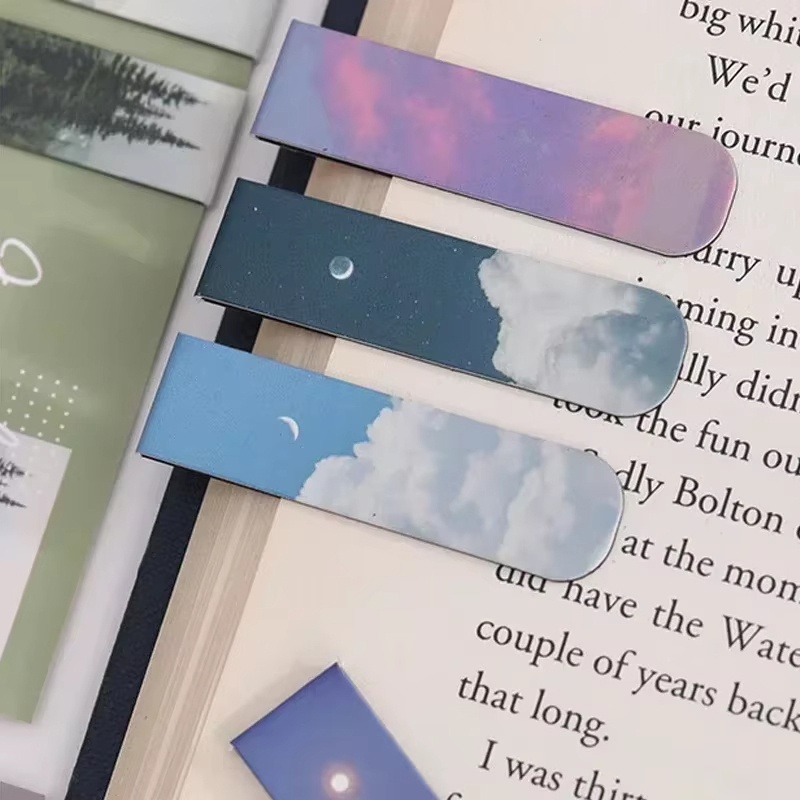 2Pcs/Set Bookmarks Beautiful N - Paperclip Magnetic Set avaliação e preço