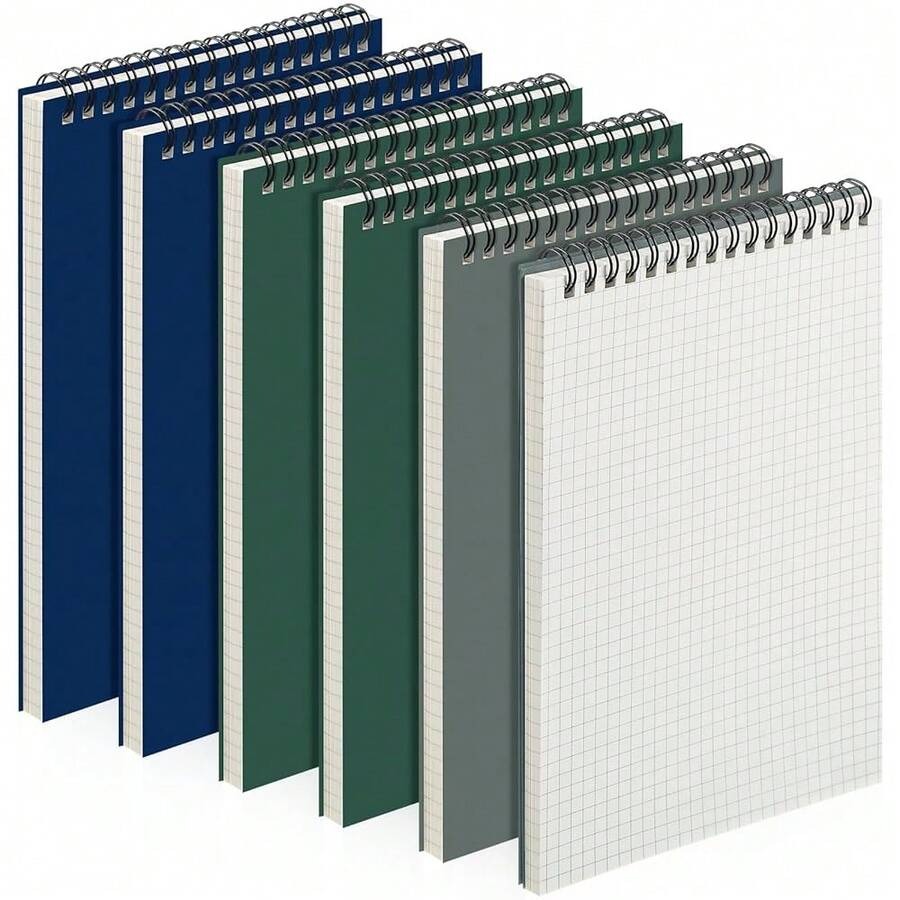 6 Pack Graph Paper Spiral Note - Graph Paper Pad avaliação e preço