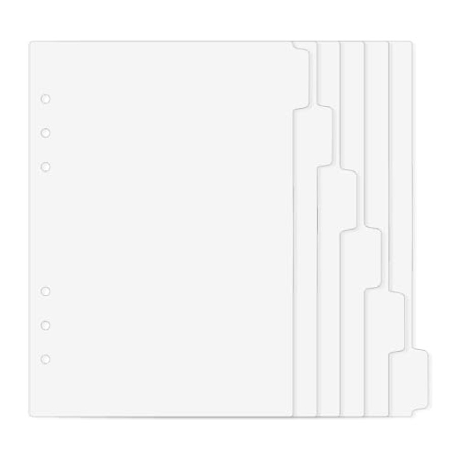 6 Pcs A5 Binder Dividers, 6 Ho - Index Tab Divider avaliação e preço