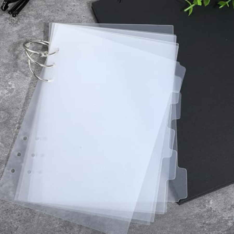 6 Pcs A5 Binder Dividers, 6 Ho - Index Tab Divider avaliação e preço