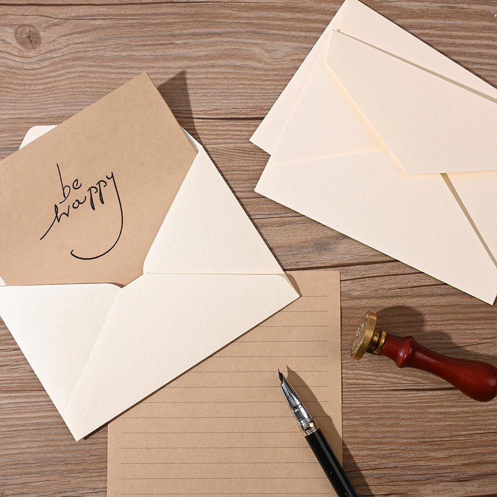 Stationery Set with Envelopes  - Letter Envelope Kraft avaliação e preço