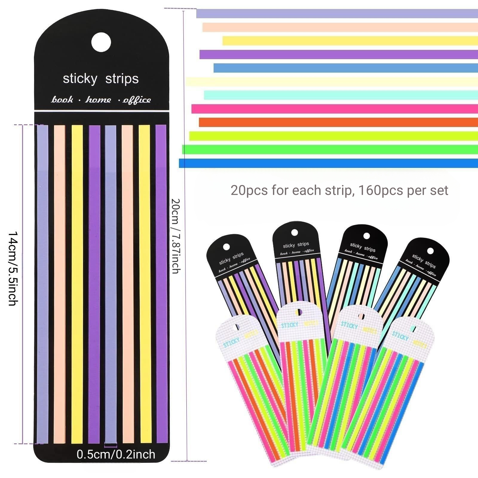Multi-colored Long Strip Index - Index Tab Divider avaliação e preço