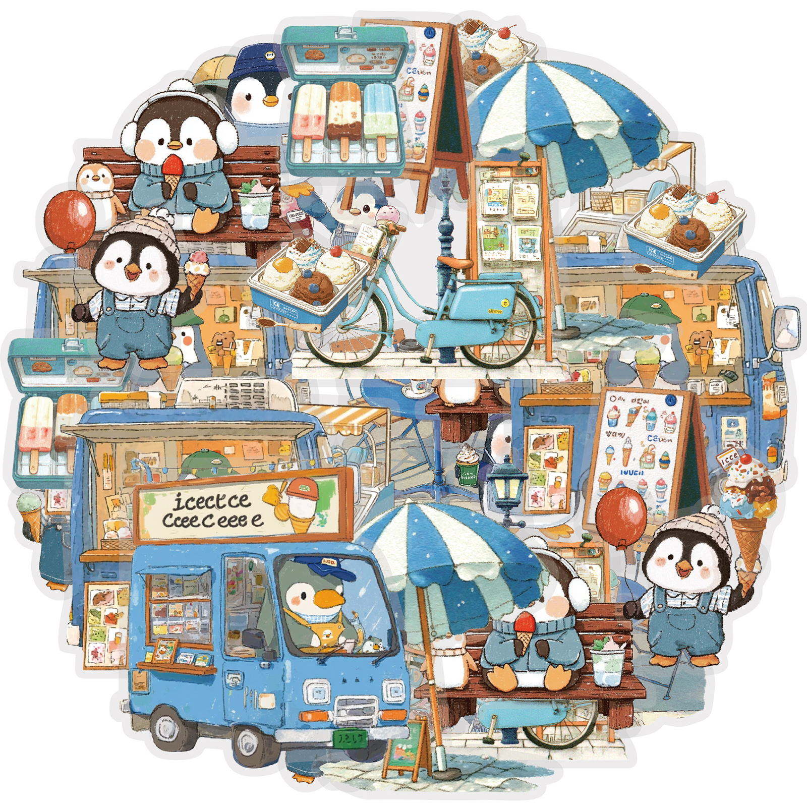 Etori Life 15Pcs Cute Penguin  - Stationery And Office Supply Stores avaliação e preço