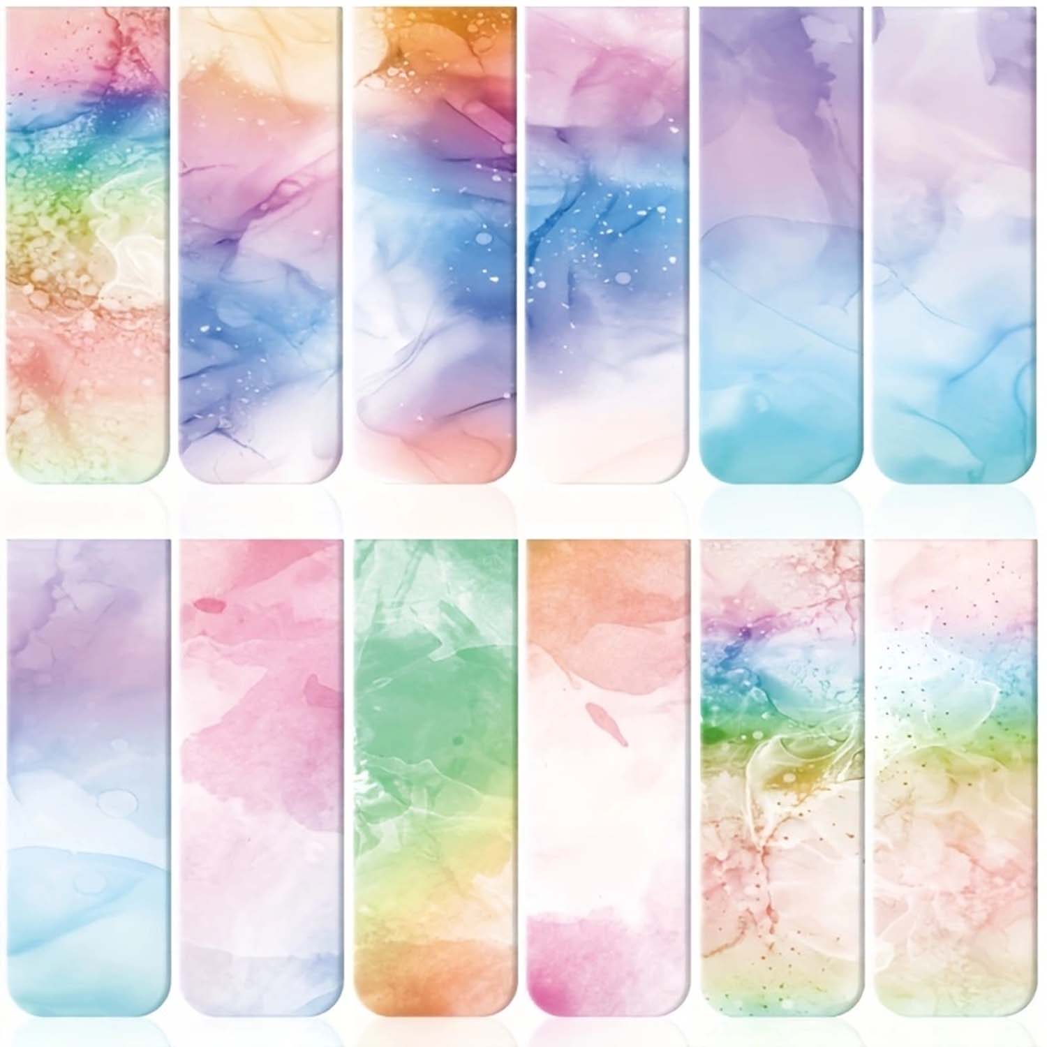 12 pcs Artistic Ink Illustrati - Bookmark Magnetic Clip avaliação e preço