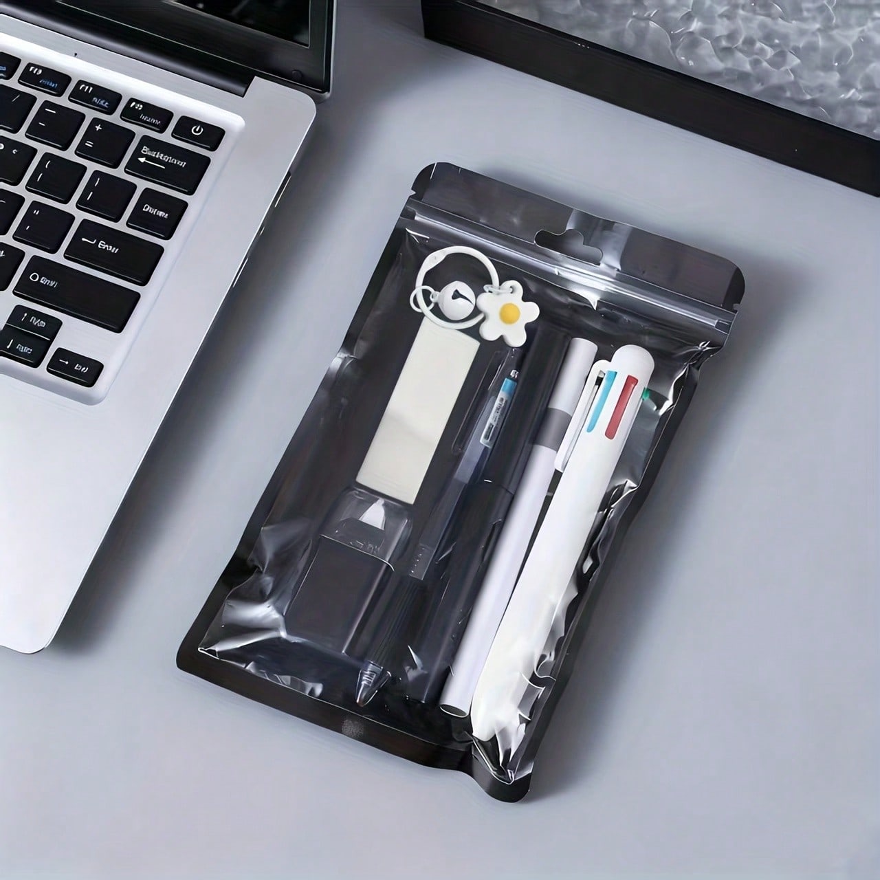 7 Pcs/1 Set Simple Solid Color - Total Stationery & Office Supply avaliação e preço