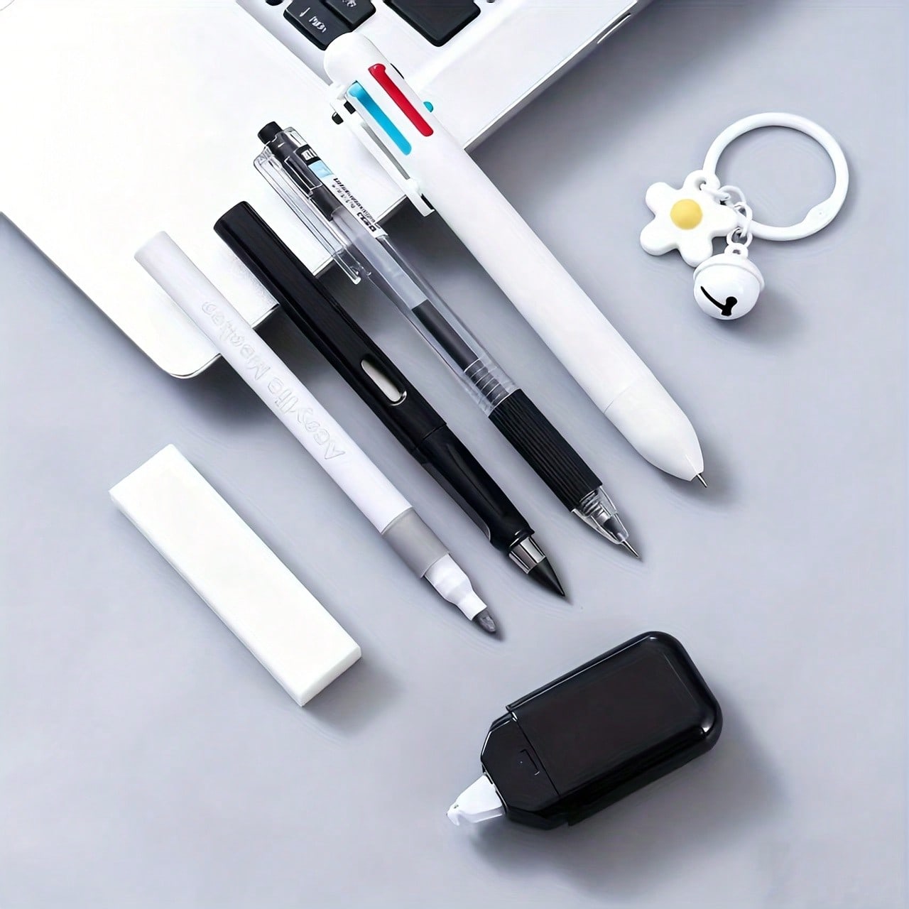 7 Pcs/1 Set Simple Solid Color - Total Stationery & Office Supply avaliação e preço