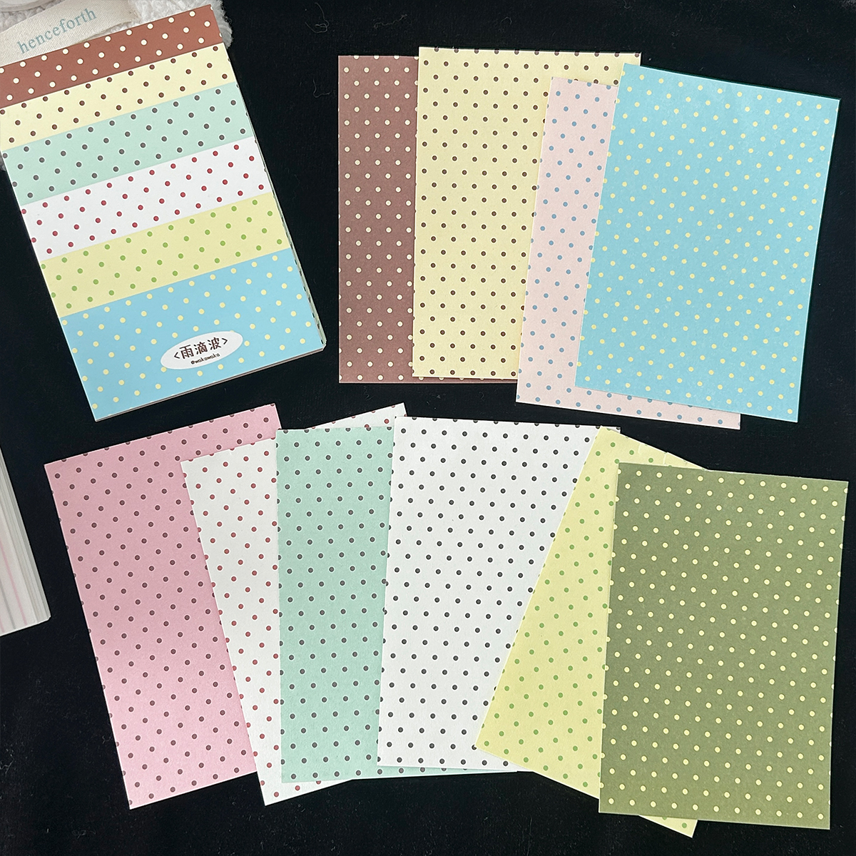 A7 Polka Dot Memo Pad Tearable - Graph Paper Pad avaliação e preço