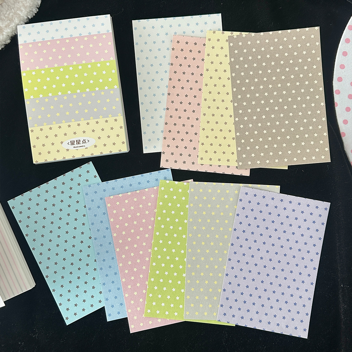 A7 Polka Dot Memo Pad Tearable - Graph Paper Pad avaliação e preço