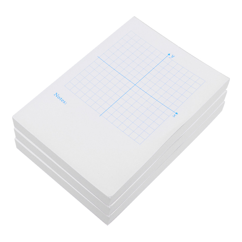 3Pcs Math Coordinate Practice  - Graph Paper Pad avaliação e preço