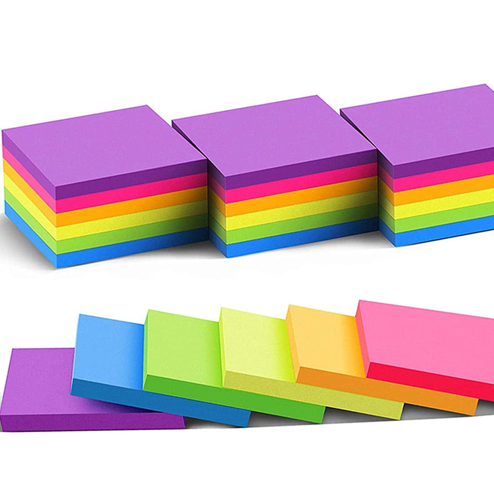 6 Pcs Fluorescent color 3*3inc - Graph Paper Pad avaliação e preço