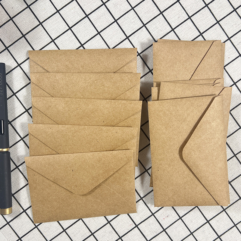 50pcs Kraft Brown Paper Envelo - Letter Envelope Kraft avaliação e preço