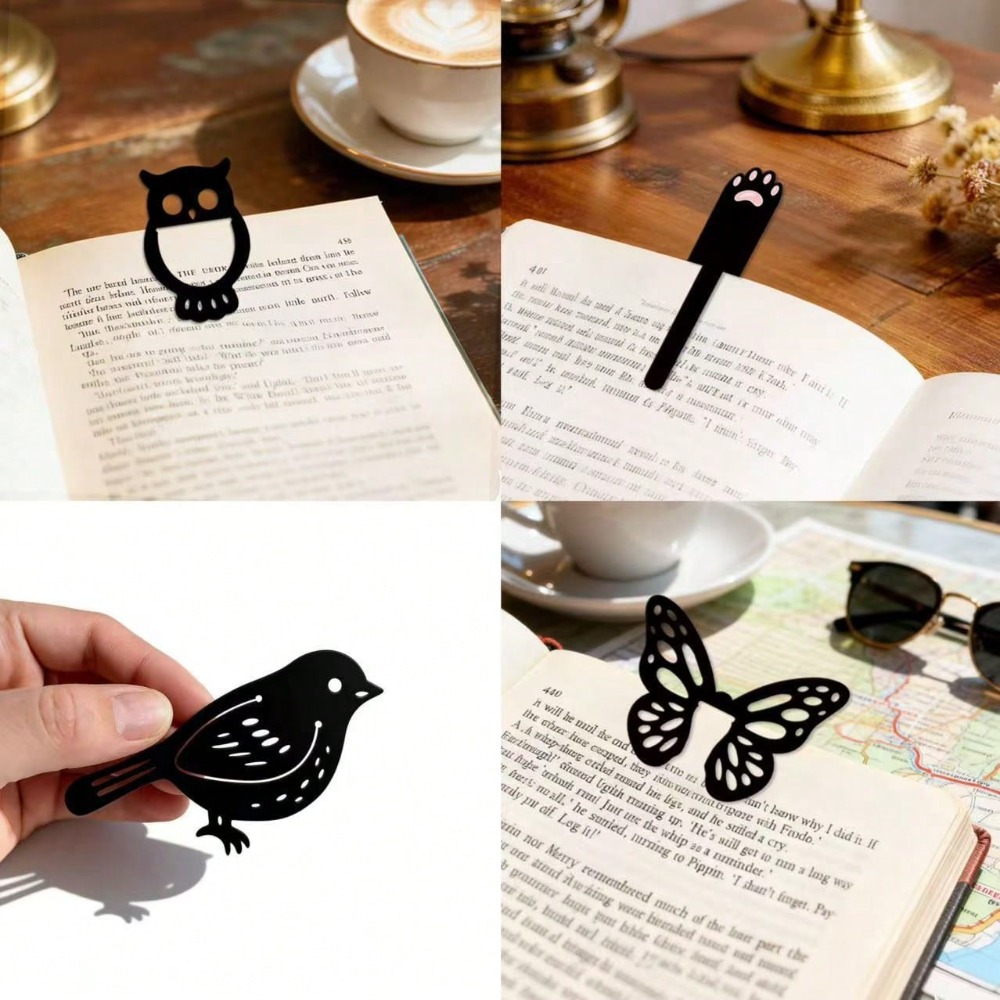 Creative Cartoon Acrylic Bookm - Bookmark Magnetic Clip avaliação e preço